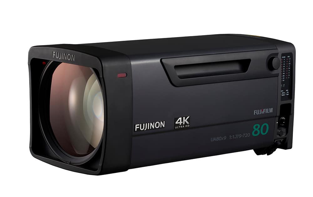 Das 4K-Broadcast-Objektiv Fujinon UA80x9 1.2x EXT