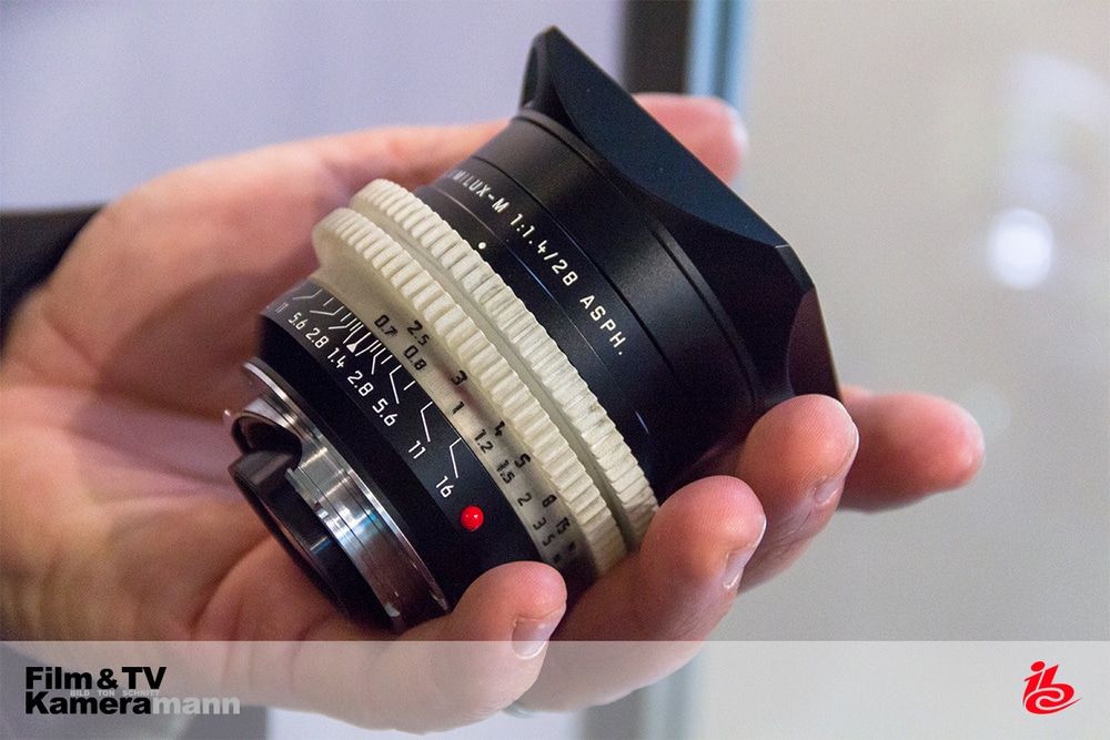 Das Leica 28/1,4 Summilux M auf der IBC 2016.