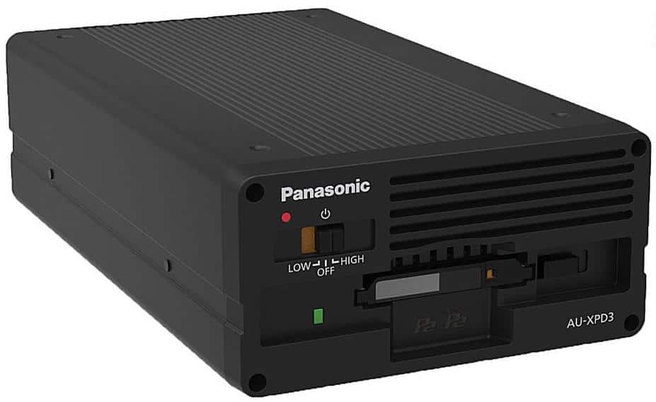 Der Panasonic Express P2-Kartenleser