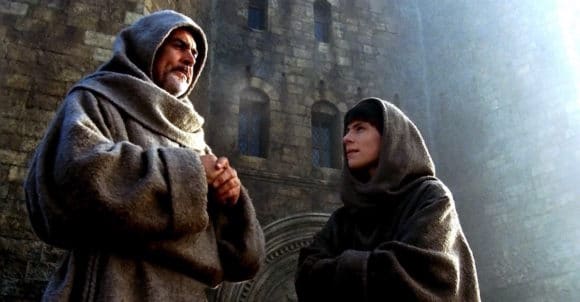 Filmstill aus "Name der Rose" - Sean Connery als Mönch