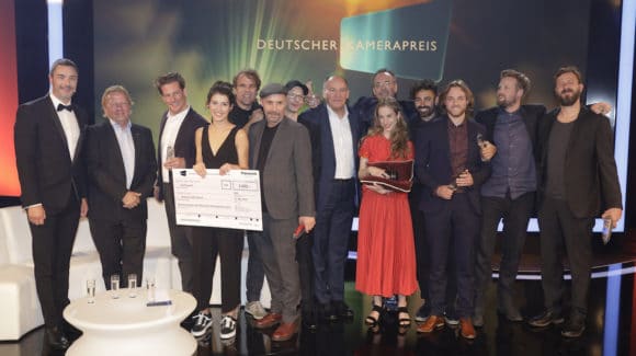 Preisträger, Moderator und Laudatoren des Deutschen Kamerapreises
